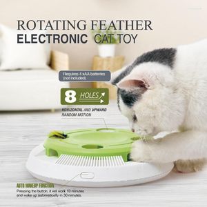 Housses de siège de voiture pour chien, produits interactifs pour animaux de compagnie, plume rotative automatique, jouet électronique pour chat