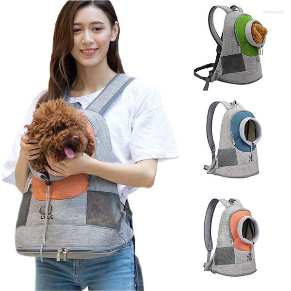 Fundas para asientos de coche para perros, mochila transportadora de malla para mascotas, productos de viaje al aire libre de camuflaje transpirable, bolsas para gatos y Chihuahua