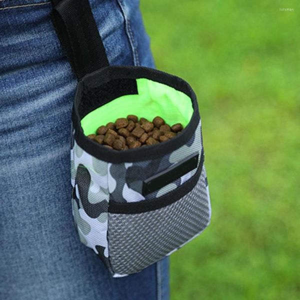 Couvercles de siège d'auto chien mini sac de friandise portable transporteur polyvalent transporteur pour la snack de chiot extérieur poche de poche d'alimentation durable xobw
