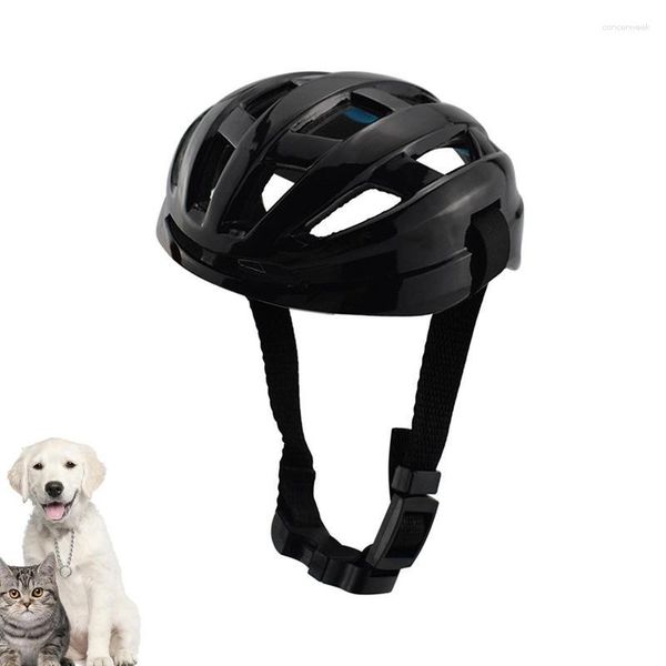 Housses de siège de voiture pour chien casques durs de chapeau de moto pour avec trou d'aération réglable confortable respirant Cosplay