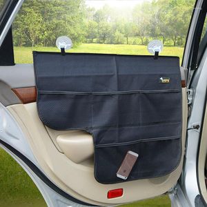 Fundas de asiento de coche para perros Oxford Cat Door Windows Protector Mat Scratch Guard Pet Supplies Accesorios