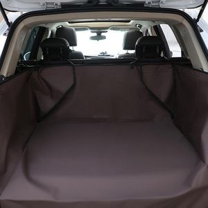 Fundas de asiento de coche para perros, funda impermeable para mascotas, alfombrilla para maletero, forro de carga, Protector trasero para barrera SUV