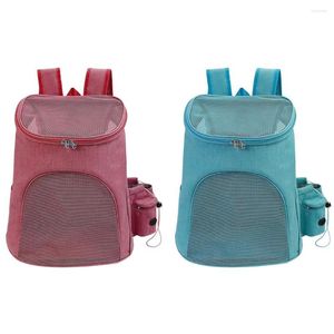 Hondenauto -covers Pet Backpack Cat Outdoor Carrier Inklapbare Breadbare schoudertas Zakken Draagbare verpakking Draagbenodigdheden