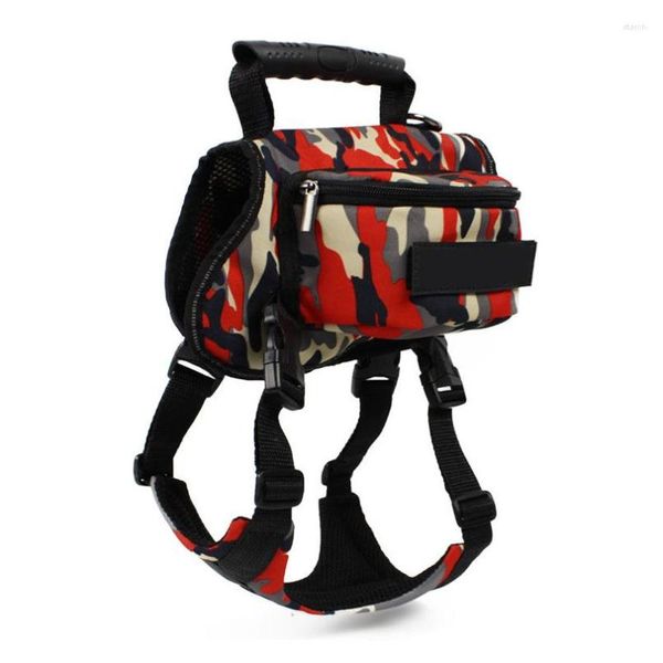 Housses de siège de voiture pour chien Sac à dos pour animaux de compagnie Sac de selle Moyen Grand Grand Chiens Polyester Pitull Randonnée en plein air Camping Formation Transporteur Produit