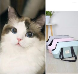 Hondenauto -stoelhoezen Pet Backpack geschikt voor kittens Ademende buitenreistas Afdeling en wasbaar draagbare draagbare schouder