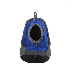 Couvre-siège d'auto pour chiens Sac à dos voyage confortable confortable support épaule de sécurité double tête à sortir des sacs de randonnée