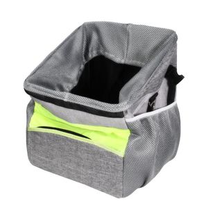 Housses de siège de voiture pour chien, sac pour animaux de compagnie, panier de vélo, tête pratique, fournitures de cadre électrique