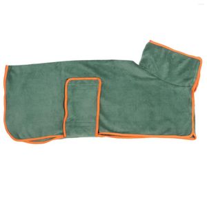 Housses de siège de voiture pour chien Peignoir pour animaux de compagnie Absorption d'eau Serviette Robe Facile à nettoyer Ajustable pour la peau Crochet et boucle Conception Portable pour les voyages