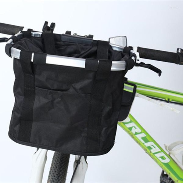 Housses de siège de voiture pour chien sac de transport de vélo pour animaux de compagnie chiot chat vélo de voyage pour panier amovible en alliage d'aluminium pochette de cadre de Tube supérieur