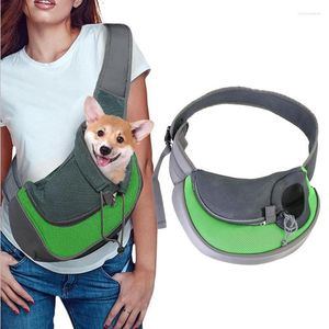 Housses de siège de voiture pour chien Pet Carrier Cross Body Sac à bandoulière Cat Pets Backpack Outgoing Carry Travel Respirant Puppy Bags Carriers Supplies