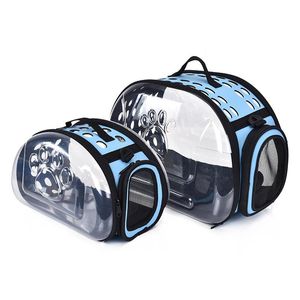 Housses de siège de voiture pour chien Transporteur pour animaux de compagnie pour chiens Cage pliante pour chat Caisse pliable Sac à main Sacs de transport en plastique Fournitures pour animaux de compagnie Sac De Transport Pou