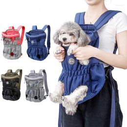 Hondenauto -stoelbedekkingen Pet Carrier Mesh Ademende tas Cat Backpack voor traving wandelende transporthonden Anilmal Products