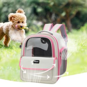 Hond Auto Stoelhoezen Pet Carrier Transport Reistas Oxfordstof Transparant Ruimtevaartuig Handtas Draagbaar Grote capaciteit Voor Katten Honden