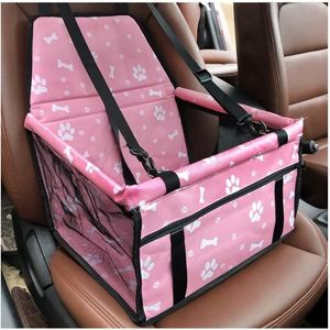 Autostoelhoezen voor honden Huisdierdragers hondenzitje met PVC-buis Cover Pad Carry Cat Puppy Bag Huis Auto Reizen Opvouwbare Hangmat Waterdichte Dog Bag Basket 230719