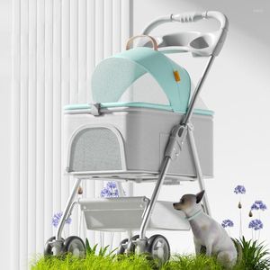 Hondenauto -stoelhoesjes PICT Kar Outdoor Afschakelingsgewicht lichtgewicht opvouwbare reiswagen Baby Stroler met regenjas