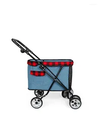 Hondenauto -stoel Covers Pet Cart Teddy Little uitgaande handcart kleine kat opvouwbare baby kinderwagen lichtgewicht wandelbenodigdheden