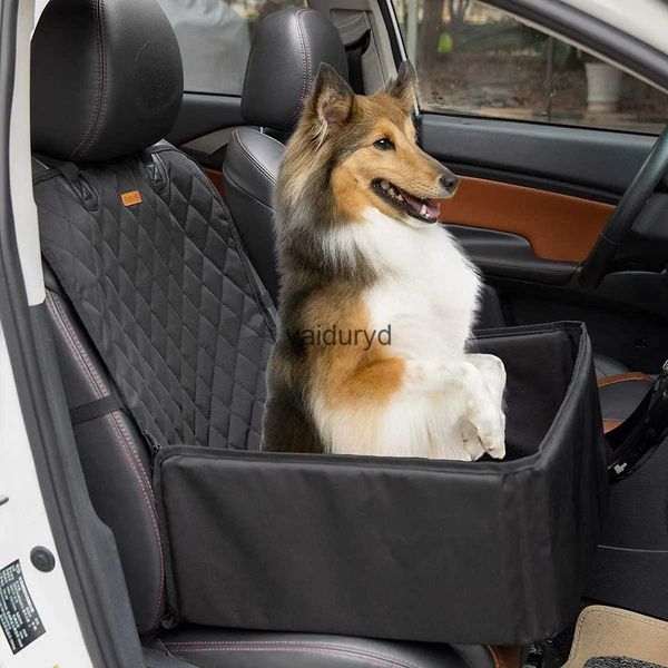 Cubiertas de asiento de coche para perros Cubierta para mascotas 2 en 1 Protector Transportador Impermeable Cesta para gatos Hamaca para perros en Thevaiduryd