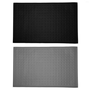 Housses de siège de voiture pour chien napperon d'alimentation pour animaux de compagnie tapis de nourriture antidérapant sol Protection de l'environnement Silicone étanche pour chat