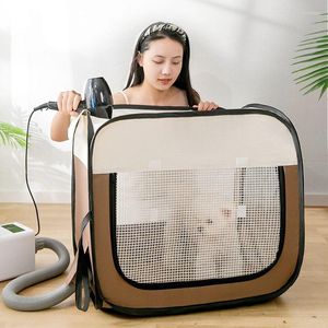 Hond Auto Stoelhoezen Huisdier Opvouwbare Producten Kattendroogbox Voor Katten Dubbele Gaten Föhn Blaaszak Accessoires Verzorging Huisdieren Ademend