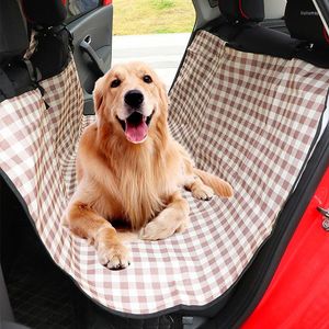 Housses de siège de voiture pour chien tapis pour animaux de compagnie tapis de Protection de rangée arrière imperméable résistant aux rayures et Anti-usure chat Auto coussin