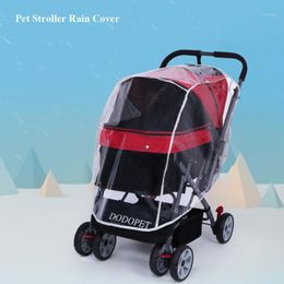 Autostoelhoezen voor honden, kinderwagen, regenhoes, buitenshuis, transparant, regendicht, stofdicht, winkelwagen, regenhoes, drager