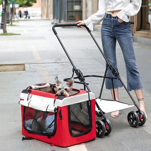 Housses de siège de voiture pour chien, poussette pour animaux de compagnie, sac pliable extérieur pour chat, type séparé