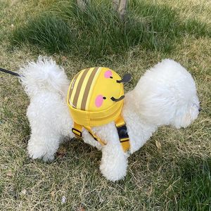 Housses de siège de voiture pour chien Pet Walking Snack Bag Sac à dos petit peut être accroché à la laisse