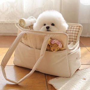 Housses de siège de voiture pour chien, sacoche Portable et respirante, sac à bandoulière adapté aux animaux de moins de 6KG, sans coussinets, pour chats et chiens