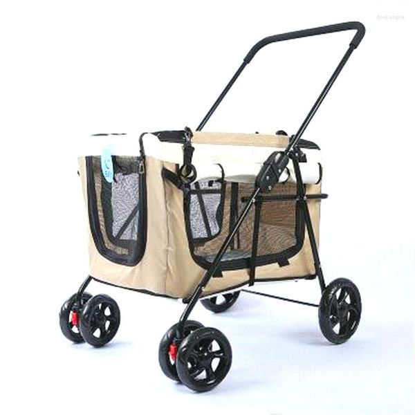 Housses de siège de voiture pour chien Portable pliant poussette pour animaux de compagnie chat extérieur coupe-vent léger sac de vélo séparé trucs