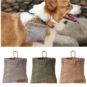 Housses de siège de voiture pour chien Portable en plein air pour animaux de compagnie chiens traiter pochette sacs d'entraînement conteneur de nourriture récompense taille sac goutte