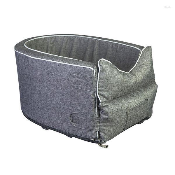 Cubiertas de asiento de coche para perros Control central portátil para mascotas Portadores antideslizantes Caja de reposabrazos de seguridad Cama para perros pequeños Viajes para gatos