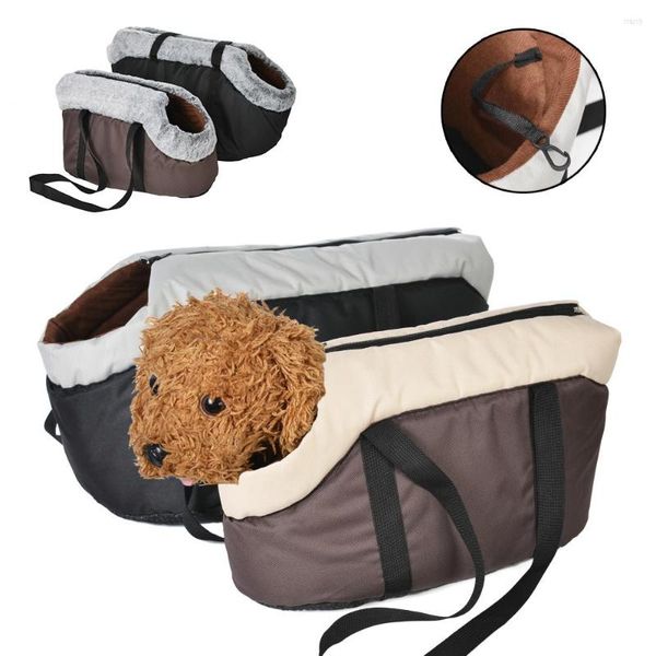 Housses de siège de voiture pour chien sac à bandoulière portable pour animaux de compagnie pour petits chiens chats en plein air chaud transporteur sac à dos voyage chiot sacs fourre-tout Chihuahua caniche