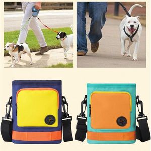 Housses de siège de voiture pour chien pochette de friandises Portable sac de rangement de collation à cordon réglable avec bandoulière distributeur de Pooper fournitures pour animaux de compagnie