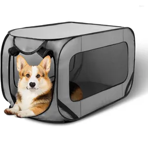 Housses de siège de voiture pour chien | Véhicule Portable, Cage pour animaux de compagnie, voyage en plein air, grand chenil pliable, maison de chat, fournitures de clôture respirantes sûres