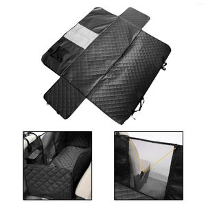 Housses de siège de voiture pour chien Couverture arrière SUV Mat Antidérapant Scratchproof Zip