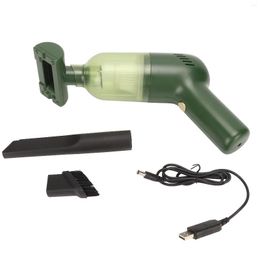 Housses de siège de voiture pour chien Aspirateur à main rechargeable Filtre réutilisable à forte aspiration 120W Vert Compact Buse détachable Nettoyant pour les mains pour canapé