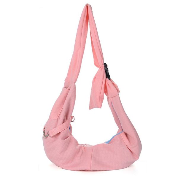 Housses de siège de voiture pour chien Réversible Réglable Chat Doux Simple Sling Carrier Sac à bandoulière Tissu Durable Lavable Voyage Pratique Pet Portable