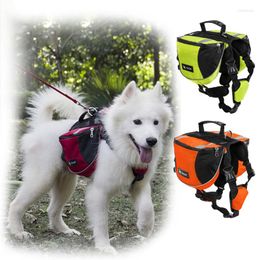 Housses de siège de voiture pour chien sacoches sacoche de selle réglable sac à dos pour voyage camping randonnée avec 2 accessoires de transport pour animaux de compagnie de poche latérale