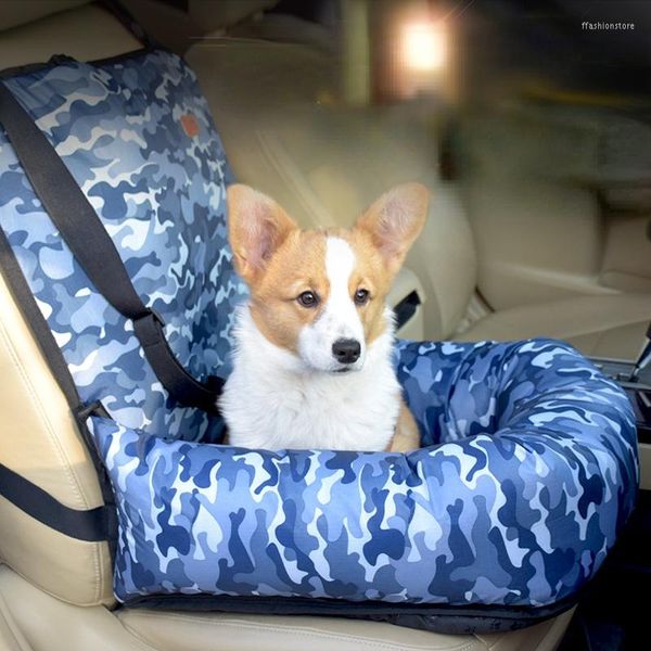 Couvre-sièges d'auto pour chiens Carrier de voyage en toute sécurité pour chiens Disassement Lavage Couverture de conception Couverture Sponge Cage pas facile Panier de déformation facile