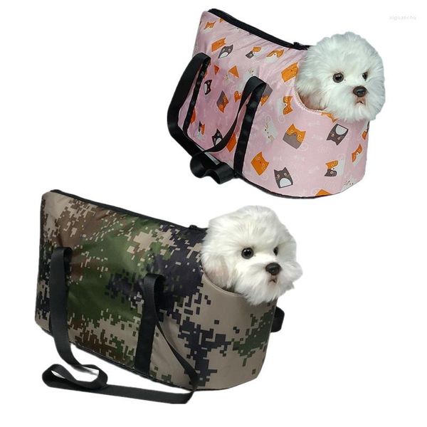 Fundas de asiento de coche para perros, bolsa de transporte para perros pequeños, portátil, sencilla, mochila, bolsos de hombro para cachorros, eslingas de viaje al aire libre para productos para gatos Chihuahua