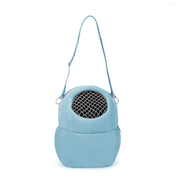 Cubiertas de asiento para el automóvil para perros Pequeña perrera portátil Bag Hamster Squirrel Mesh Pet Mesh transpirable Suministros de un solo hombro Mochila Cat Carriers