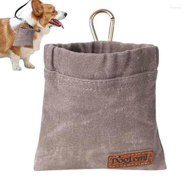 Housses de siège de voiture pour chien, sac d'entraînement, pochettes de friandises avec mousqueton, bande rétractable élastique, marche d'animaux pour chiots