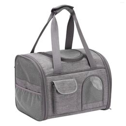 Housses de siège de voiture pour chien Sac de transport pour porte-chat portable avec matelas souple amovible et bandoulière Transporteurs de fournitures pour animaux de compagnie