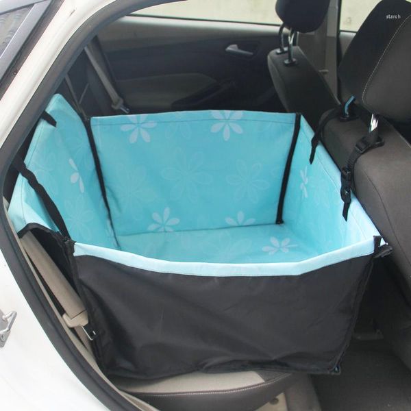 Cubiertas de asiento de coche para perros, cubierta de viaje, bolsa portamascotas, transporte trasero, hamaca para gatos, transporte plegable para perros pequeños y medianos