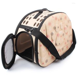 Hondenauto stoel Covers Travel Pet Bag Cat God Carriers Tassen Ademend Kleine Kleine buitenschouderkatten met Comfort Handtas