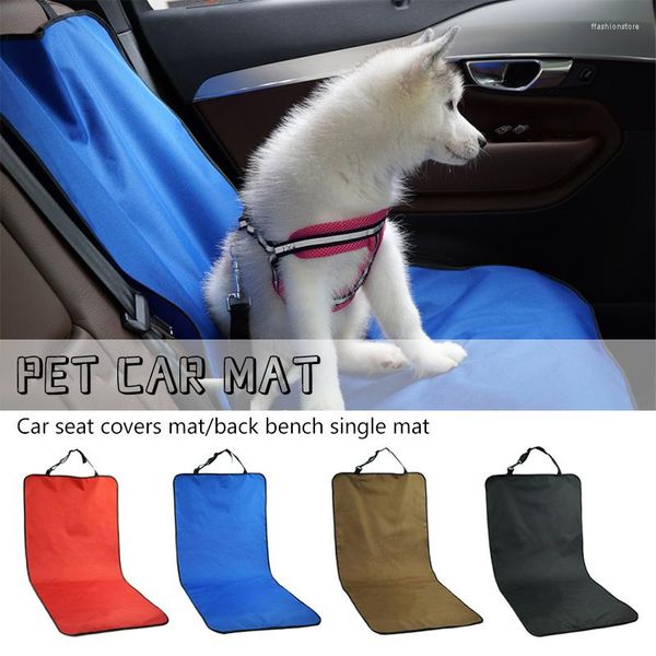 Couvercles de siège d'auto pour chiens étanche à dos pour animal de compagnie Protecteur de sécurité arrière tapis de sécurité arrière pliables
