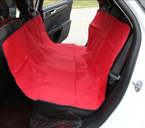 Hondenauto -stoelbedekkingen Waterdichte achterkant Pet Cover Mats Dragers Hangmat beschermer met veiligheidsgordel transportinreisaccessoire