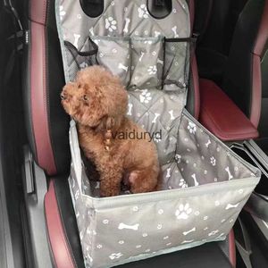 Dog Car Seat Covers with Storage Pockets Scratch Proof Durable Pet Booster Front for Small to Mediumvaiduryd