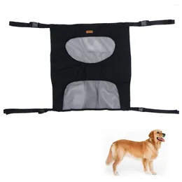 Hondendrager 1pc Auto Huisdier Kofferbak Hek Verstelbaar Gemakkelijk te installeren Barrière Isolatienet Voor Bescherming Reizen (zwart)