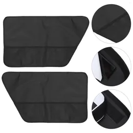 Porte-chien 2 pièces, accessoires de tapis de voiture, protection de fenêtre, coussin de porte, tapis d'intérieur pour véhicule pour animaux de compagnie, tissu Oxford, protection de siège arrière pour bébé